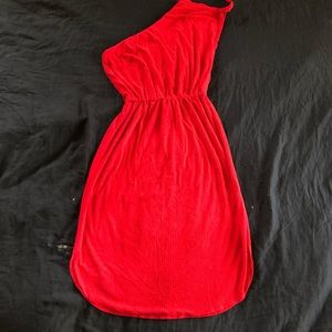 Vintage one shoulder dress